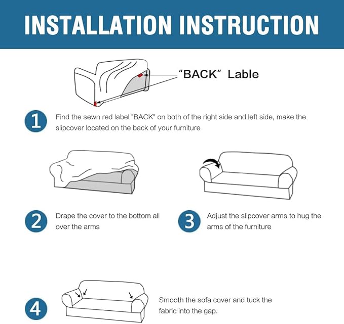 H.VERSAILTEX Stretch Velvet Sofa Covers for 3 Cushion Couch Covers Furniture Protector Soft with Non Slip Elastic Bottom, Crafted from Thick Comfy Rich Velour (Large Sofa 90"-97", Oatmeal)