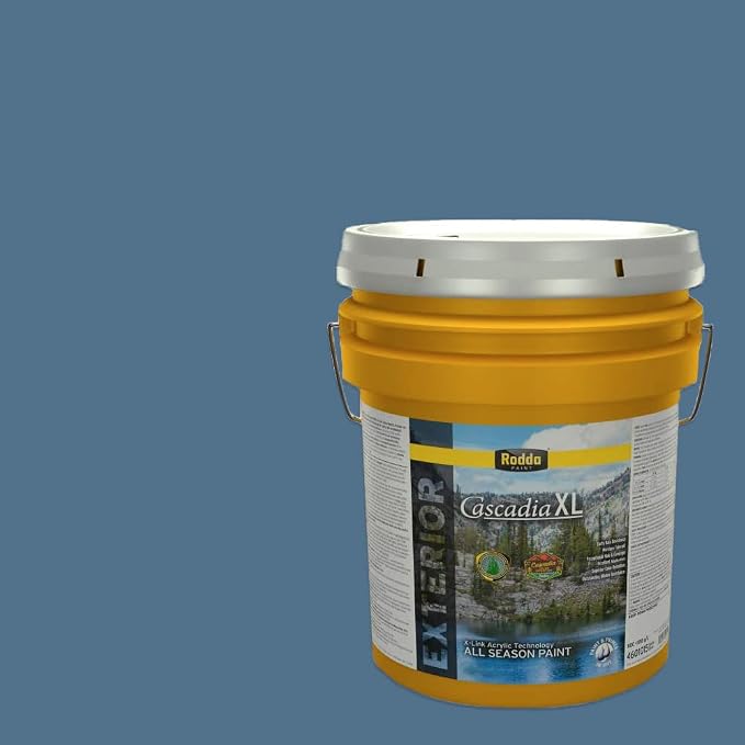 Rodda Paint CASCADIA XL Exterior Velvet Paint & Primer in One, 5-Gallon, Happy Tune