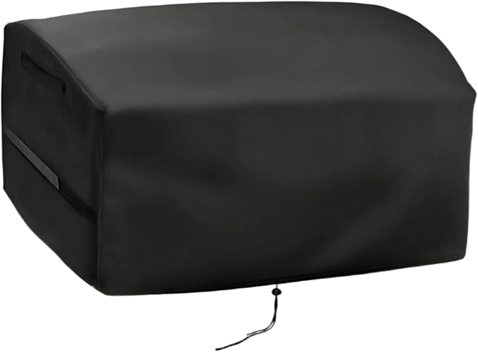 34 in Mini Gas Grill Cover for Outdoor Tabletop Griddle with Folding Table | 34x23x41,Waterproof Dustproof Heavy Duty Oxford Fabric
