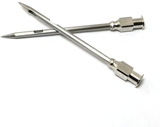 4pcs Injector Needle for Barbecue, Stainless Steel Marinade Turkey BBQ Meat Injector Needle Kitchen Accessories Party Home Supplies