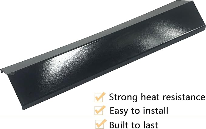Parts DP134 (5-pack) Porcelain Steel Heat Shield/Heat Plates Replacement for Brinkmann, Aussie, Charmglow, Grill King, Uniflame, Master Forge, Grill King, Tera Gear Gas Grill Models (5)