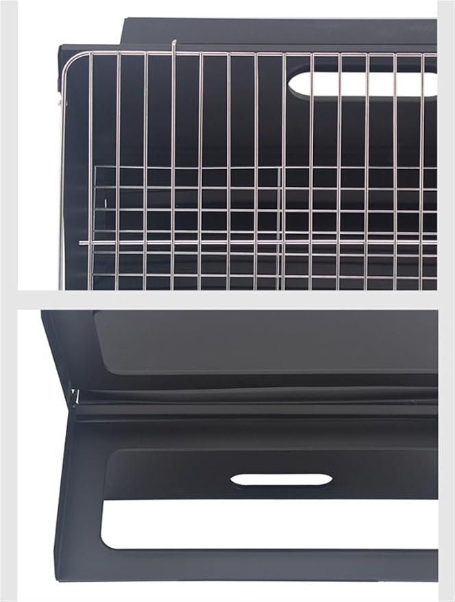 Foldable and Portable Portable Charcoal BBQ Grill Tabletop Camping For Home Party Outdoor Backyard Heat Resistant