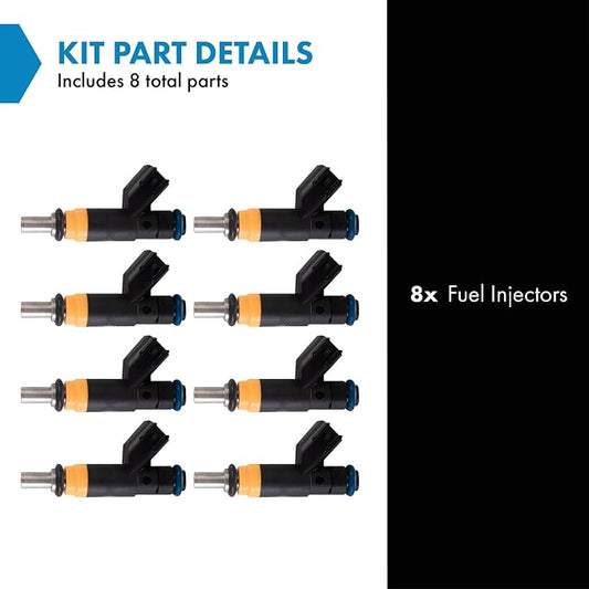 TRQ Fuel Injector Set | For 2005-2018 Chrysler 2006-2018 Dodge Jeep 2011-2018 Ram