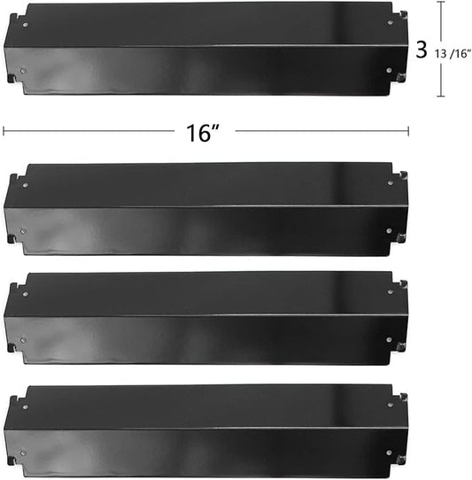 Hongso 16" Heat Plates 463215515 463244011 Grill Replacement Parts for Charbroil 463268606 463268008 463257010 463268007 463247009 463244012 463268107 463270615 Thermos 461262407 Models G614-0045-W1