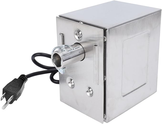 Yosoo Electric Rotisserie Motor, Stainless Steel 45W Grill Electric Rotisserie Motor for Pig Goat Chicken Roaster BBQ 45W Grill Motor Grill Electric Replacement Rotisserie Motor Grill Rotisseries
