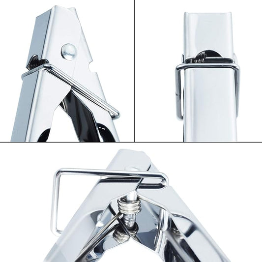 HINMAY Stainless Steel Locking Kitchen Tongs Extra Long Sturdy Heavy Duty Tongs Set for Cooking Grilling and Barbecue BBQ (14-Inch 3 Pieces)