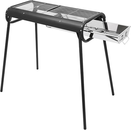 Portable Charcoal Grills Stainless Steel Detachable BBQ Tool Kits for Outdoor Cooking Camping Hiking Picnics Tailgating Backpacking Outdoor Cooking