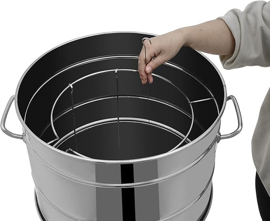 Large Portable Charcoal Grills, 360° Smokeless Outdoor Barbecue Grill Stainless Charcoal BBQ Grill Barrel with Multiple Clips 50 Skewers for Travel Outdoor Cooking and BBQ Camping Grill Picnic Patio