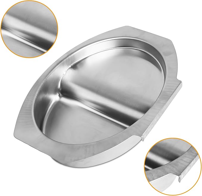 Small Water Bowl for Masterbuilt 30-inch Digital Electric Vertical BBQ Smoker Water Pan Replacement Part for Masterbuilt Original Model 9007170040