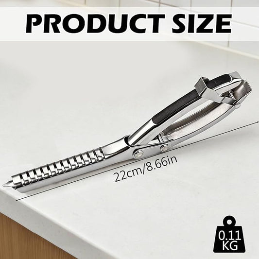 1 Set Rib Membrane Removal Tool, Stainless Steel BBQ Rib Prep Tool with Ergonomic Design Non-Slip Grip for Effortless Removal, Dishwasher Grilling Accessories