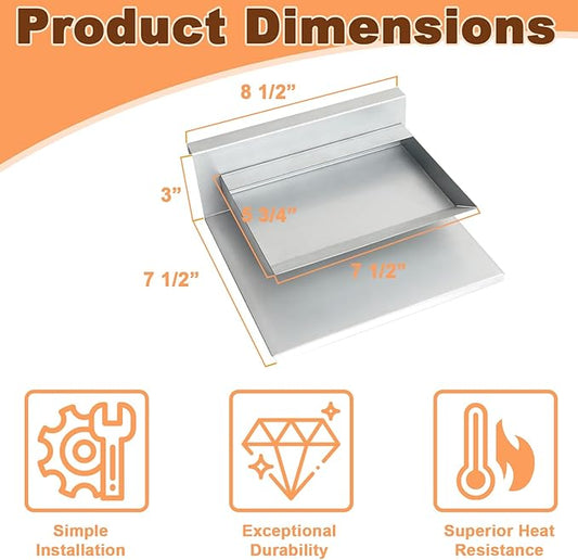 Wood Chip Tray for Masterbuilt 30 Inch Digital Electric Smoker, Wood Chip Loader for Masterbuilt 20070511 20072414 20071111 20071011 20072514 Replacement Parts for 9007100018 990070024