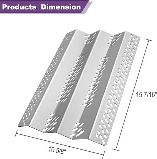 92461 Stainless Steel Heat Plate with 36-B-11 Cooking Grates Replacement for American Outdoor Replacement Grill Parts 36NB 36PC 36NB-00SP