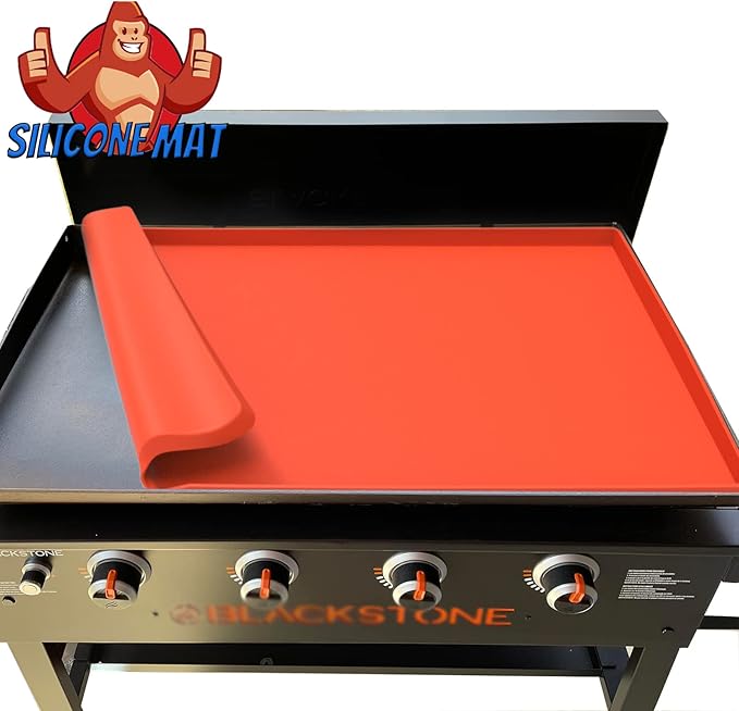 28" Silicone Mat for Blackstone Griddle Top, 100% Silicone Protective Mat Cover for Blackstone Grill