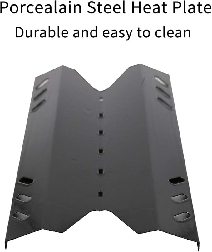 Hisencn Repair Kit for Members Mark BQ05046-6, BBQ Pro BQ05041-28, BQ51009, Sam's Club, Outdoor Gourmet BQ05037-2, BQ05046-6A Gas Grill Models, Burner Tube, Porcealain Steel Heat Plate, Burner Cover