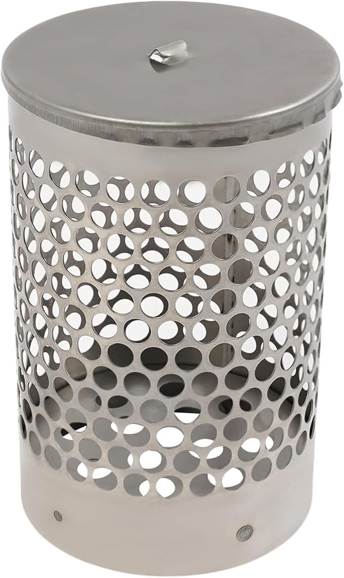 Charcoal Barrel Grill, 360° Smokeless Portable BBQ Grill, Large Capacity for 6-10 People, Ideal for Outdoor Picnics, Camping, and Backyard Use