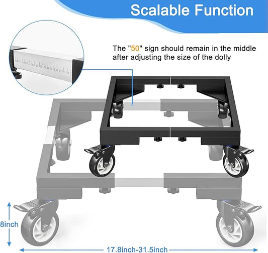 Heavy Duty All Steel Smoker Stand with 5 Inch Casters Wheels, for Vertical Electric Smoker&Digital Electric Smoker Universal Mobile Base