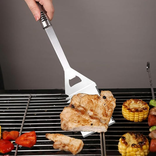 BBQ Grilling Tools Set,Stainless Steel Grilling Accessories Kit for Men Gift,8pc BBQ Grill Utensils Gift Kit with Carrying Case BBQ Tools Grill Tools Set for Backyard Outdoor Grill Cooking Utensils