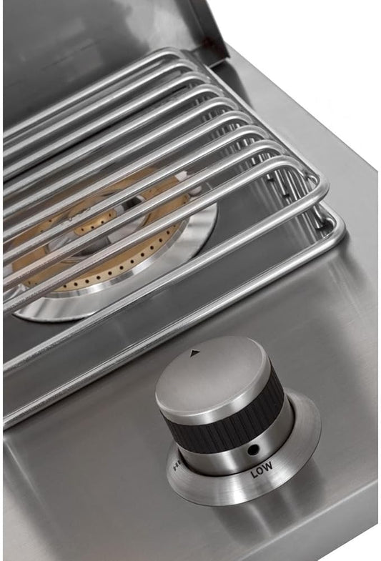 Blaze Grills BLZ-SB1-LP 12,000 BTU Drop In Stainless Steel Conventional Propane Gas Single Side Burner Cooking Accessory with Closing Shield Cover