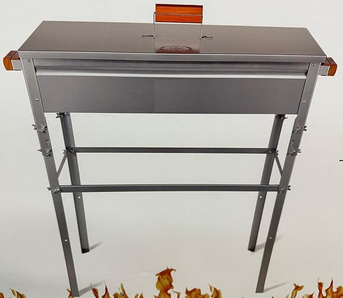 Traditional Large Tall With Feet Legs Persian Middle Eastern Arabic Turkish Galvanized BBQ Charcoal Grill Mexican Style Iranian Mangal Kabob Paz