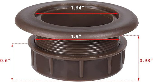 SUQ I OME Parasol Umbrella Hole Ring Plug and Cap Set, for Parasol Umbrella Table Hole Cover Insert