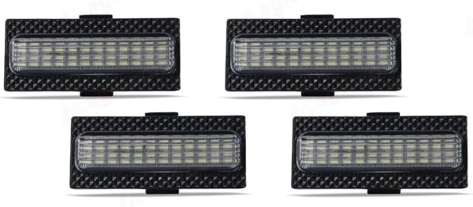 Led Light Bar for Jeep for Wrangler JL 2024 2025Led Grill Grille Lights Front Bumper Daylights Daytime Running White Yellow 4pcs(LED Amber A)
