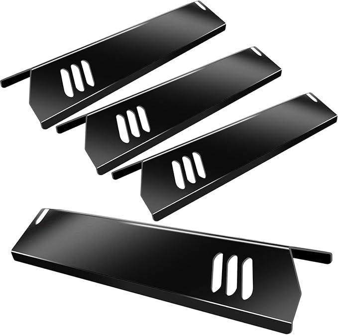 Grill Heat Shield 15 inch Burner Covers for Backyard GBC1460W GBC1461W DynaGlo DGF510SBP, 5 PCS BBQ Grill Heat Plates Uniflame Dyna glo Grill Replacement Parts