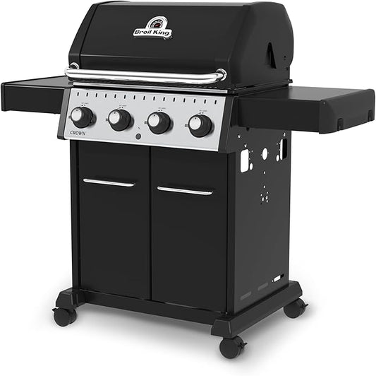 Broil King 865254 Crown 420, Liquid Propane (LP), Black