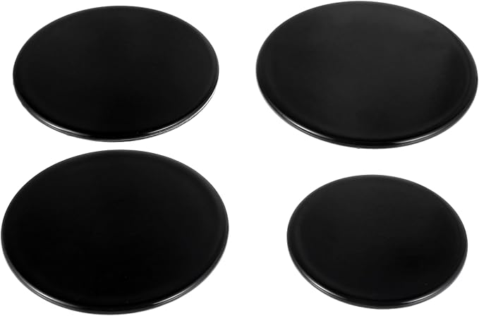Surface burner cover replacement part suitable for GE gas range/oven/stove wb29k10006-1 large cap - 3 1/2 inches wide- wb29k10001-2 medium caps-3 3/16 wide wb29k10009-1 small cap- 2 9/16