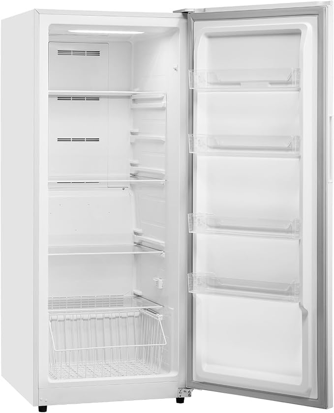 VEVOR Convertible Freezer/Refrigerator, 17 Cu.Ft Frost Free Upright Freezer with Temp Control Panel, Door Open too Long Alarm, Adjustable Shelves and LED, Standing Fridge for Kitchen, Office, Garage