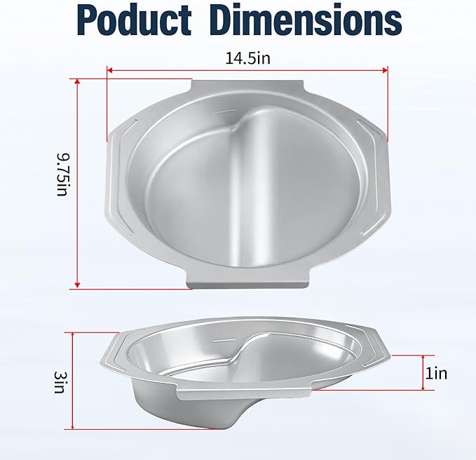 Small Water Bowl Compatible with Masterbuilt 30 Inch Digital Electric Smoker, Replace 9007170040 Water Pan, Fit for Models 20071117, 20071217, 20071218, 20071317, 20071417, 20071517, 20074517 etc.