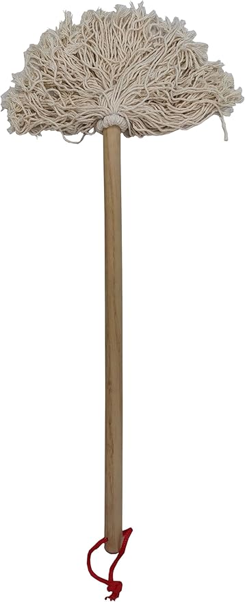 BETTER GRILLIN' BBQ Bastin Mop Basting Barbecue Brush/Mop Easily Applies Marinades, Sauces, Washes Out, 16in Handle, 4pk