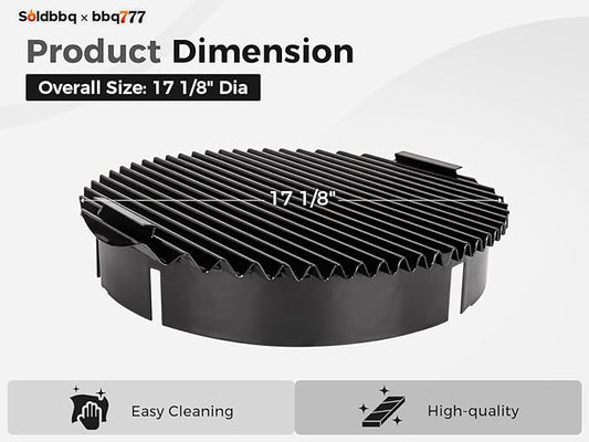17 1/8" Porcelain Steel Cooking Grate Replacement Parts for Charbroil Bistro Pro Series Grill 25302145 25302146 25302161 25302150 Charbroil Grill Replacement Parts Cooking Grate