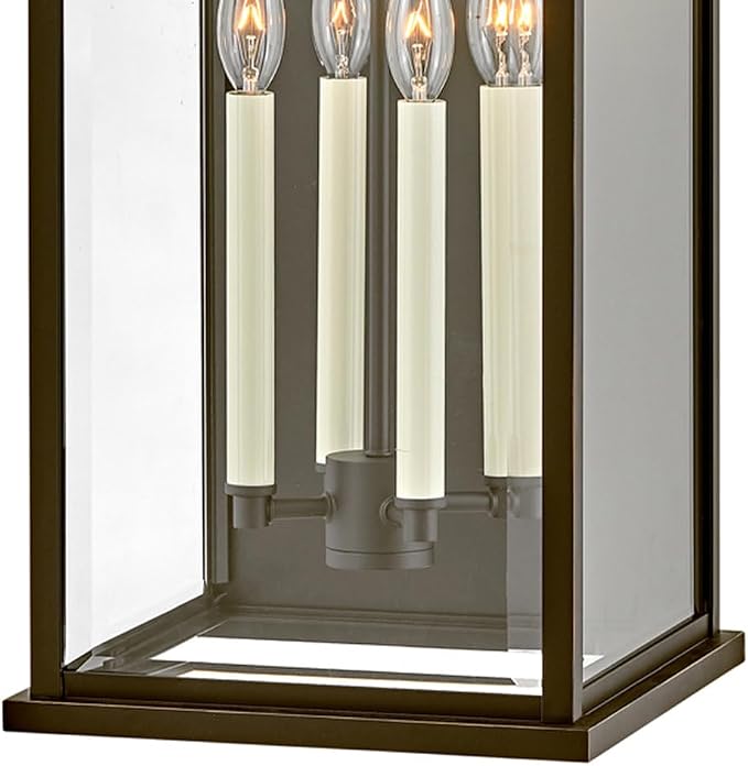 Hinkley Weymouth Extra Large Wall Mount Lantern, Oil Rubbed Bronze