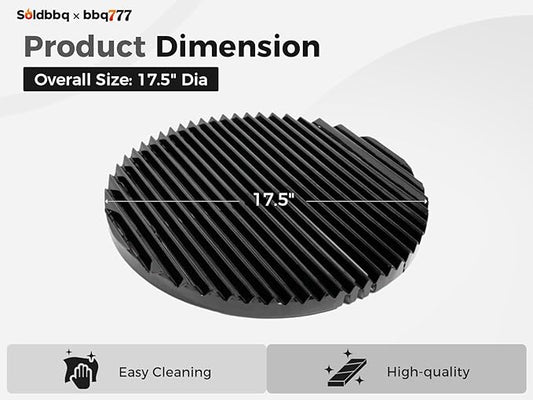 17 1/2" Porcelain Steel Cooking Grate Replacement Parts for Charbroil TRU Infrared Patio Bistro Electric Grill 20602109 20602107 20602108 20602107-01 Charbroil Grill Replacement Parts Number 29102163