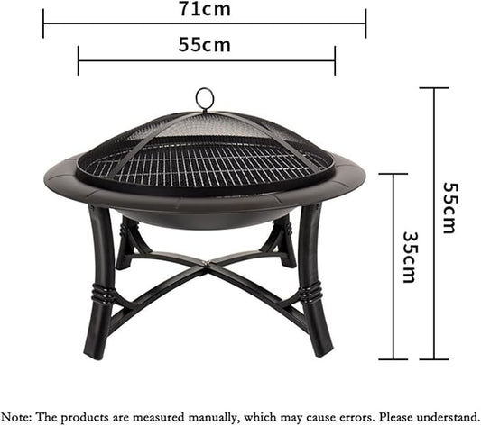 Grill Outdoor Camping Courtyard Barbecue Table Outdoor Charcoal Stove Indoor Basin Grill Tea Heating BBQ Grill