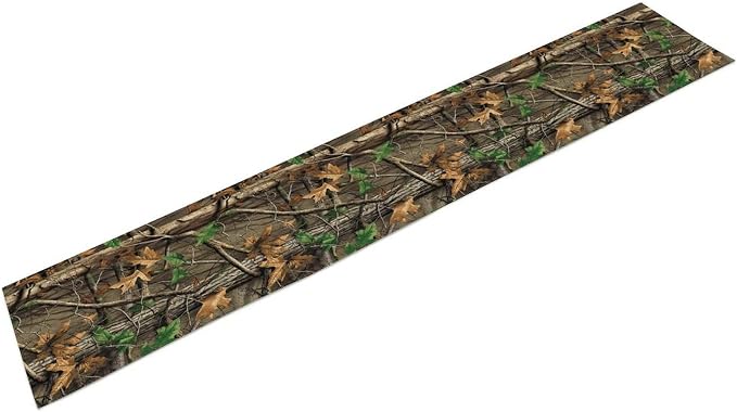 Camo Hunting Table Runners, Rustic Camouflage Camping Fashion Fall Woodland Cabin Wedding Coffee Table Runner, Farmhouse Style Table for Kitchen Dining Table WeddingGraduationParty 13x108in