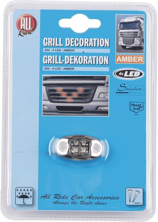 All Ride 871125248688 Lights Orange Decorative for Cooking Grates LKW