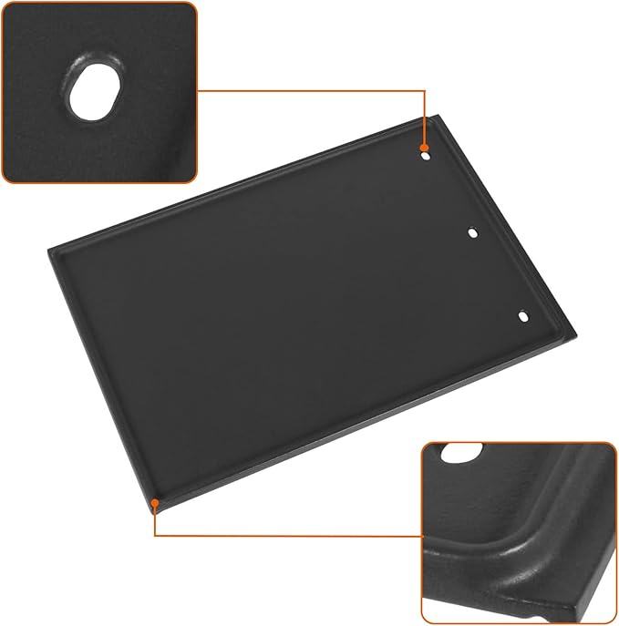 56425 Cast Iron Reversible Griddle for Rogue 425 625 and Freestyle Model Grills, Griddle Insert Replacement Parts for Napoleon Grill Accessories, Barbecue Nonstick Cast Iron Plate