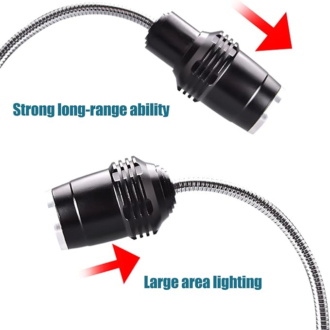 Magnetic Barbecue Grill Lights, LED Work Lamps with Flexible Gooseneck and Side Lamp BBQ Grill Accessories for Outdoor