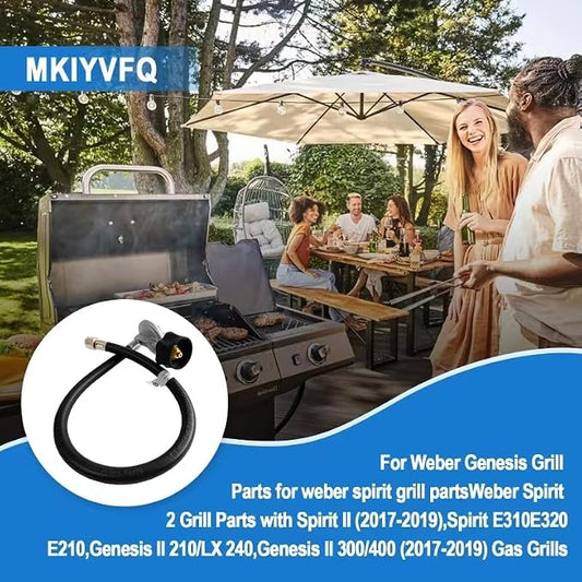 For Weber Hose and Regulator kit, for Weber Grill Regulator Replacement, Fits for Spirit II (2017-2019) and Spirit E310 E320 E210 Genesis II 210/LX 240 and Genesis II 300/400 (2017-2019) Gas Grills.