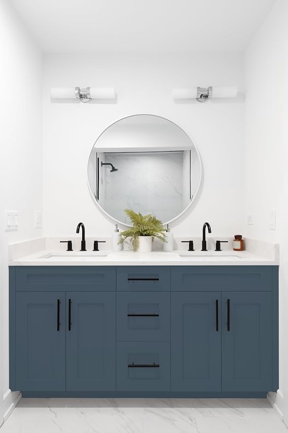 Beyond Paint All-in-One Refinishing Paint, No Sanding, Matte Finish for Cabinets, Countertops, Furniture and Doors, 1 Pint, Deep Blue