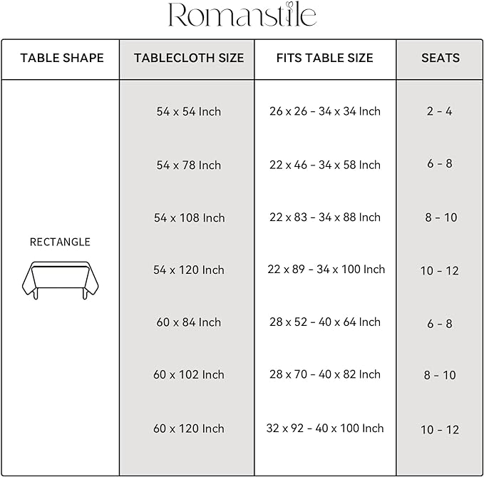 Romanstile 100% Waterproof PVC Tablecloth, Rectangle Oil Spill Proof Stain Resistant Vinyl Table Cloth, Wipe Clean Plastic Table Covers for Kitchen/Dining/Parties - 60 x 84 Inch, Brown