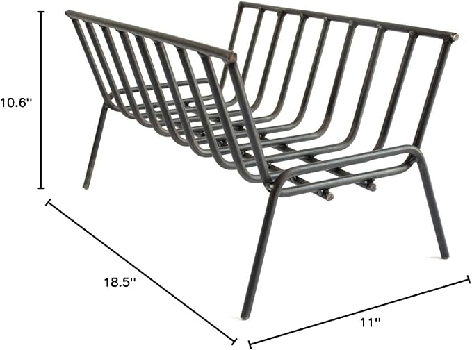 Argentine iron grill asado brasero for parrilla (Large)