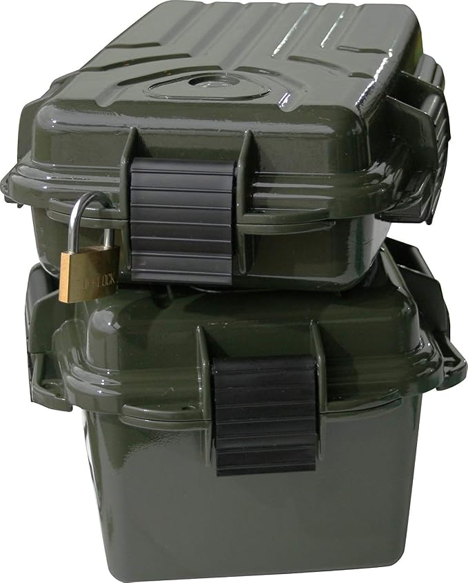 MTM S1072-11 Survivor Dry Box with O-Ring Seal, 10"x7"x3", USA Made, Forest Green