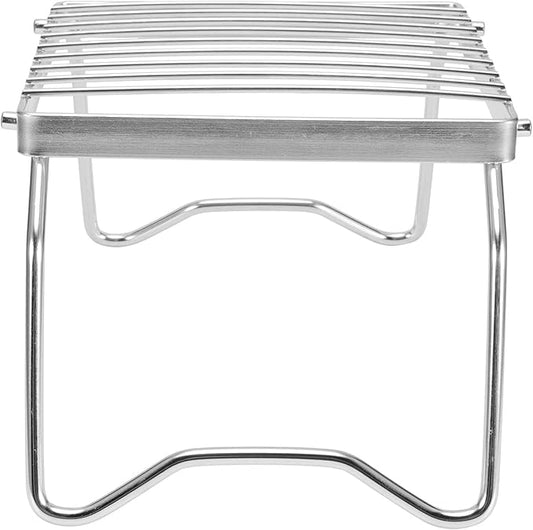 Mini Grill Stand,Portable Open Fire Stand Rack Outdoor Folding Charcoal Barbeque Grill for Backpacking/Camping/Hiking/Picnic with Carry Bag