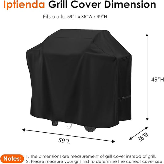 Grill Cover for Pizza Oven Table 59x36x47in Waterproof