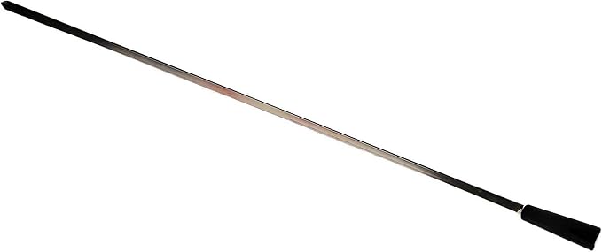 OneGrill 5/16 Inch Square Rotisserie Spit Rods (19 inch W/Handle)