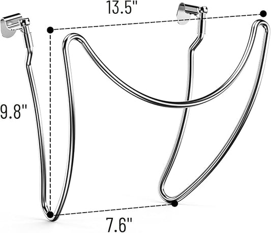 Charkettle Grill Lid Holder Compatible with 18/22/26 Inch Charcoal Kettle Grills - Stainless Steel Tool-Free Slide a Side Lid Prop