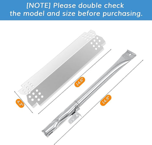 Grill Replacement for Nexgrill 4 Burner - Grill Parts for 720-0830H, 720-0830D, 720-0783E, 720-0830A Gas Grill, Grill Burner, Heat Plates Ignitors Kit,4 Packs
