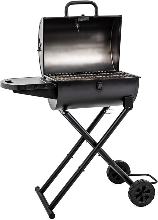 Char-Griller E1816 King-Griller Gambler Portable Charcoal Grill in Black